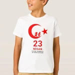 23 Nisan Çocuk Bayramı Baskılı Özel T-shirt - Görsel 2