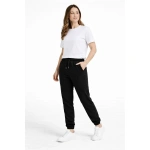 Kadın Jogger Eşofman Altı , Cepli, Paça Lastilkl ,Spor Pantolon - Görsel 3