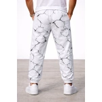 Erkek Dijital Baskılı Cepli Eşofman Alt Pantalon Üç İplik Pamuklu Lastik Paça - Görsel 2