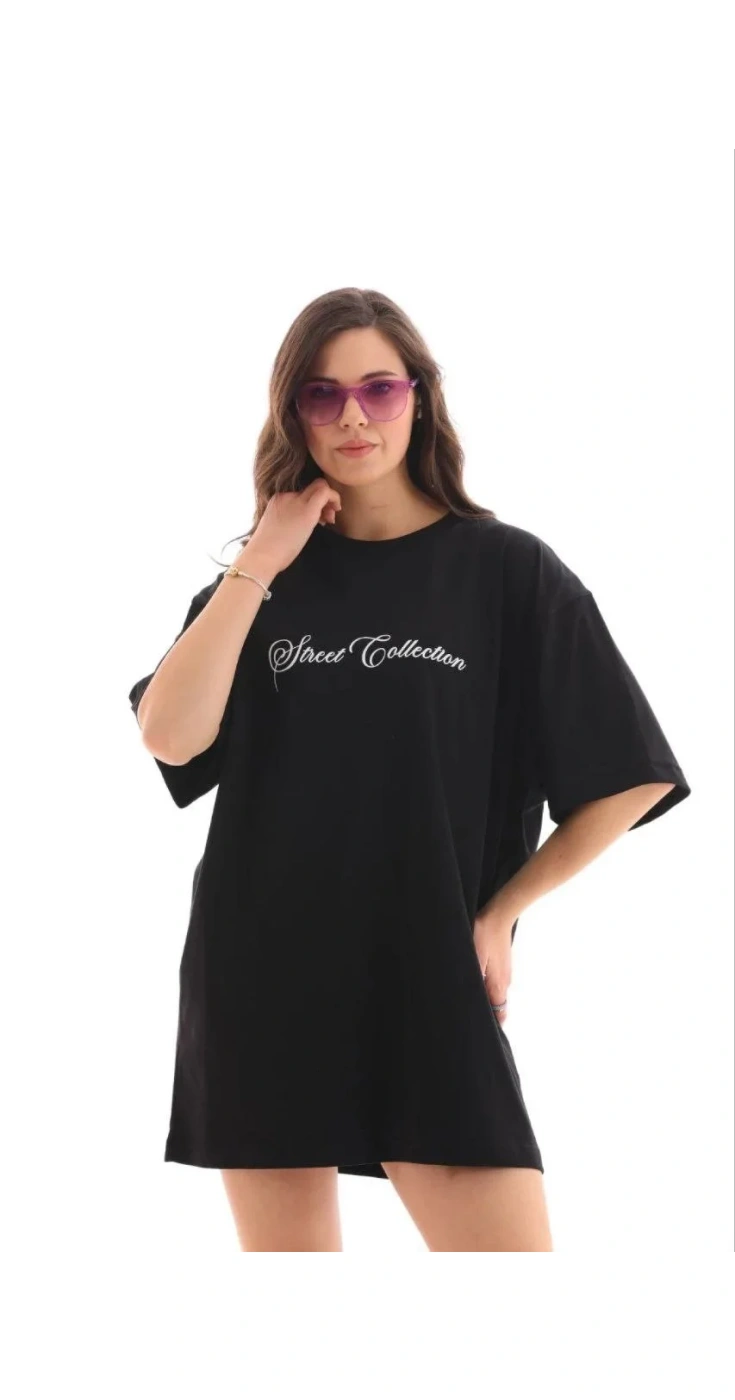 Kadın Baskılı T-Shirt Kısa Kol Bisiklet Yaka Regular fit Tişört