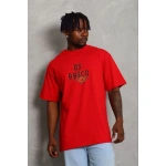 Erkek Baskılı T-Shirt Kısa Kol Bisiklet Yaka Regular Fit Tişört - Görsel 2