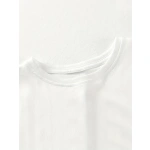 Kadın Gülücük Baskılı Tişört Kısa Kol Bisiklet Yaka Ovarsize T-Shirt - Görsel 5