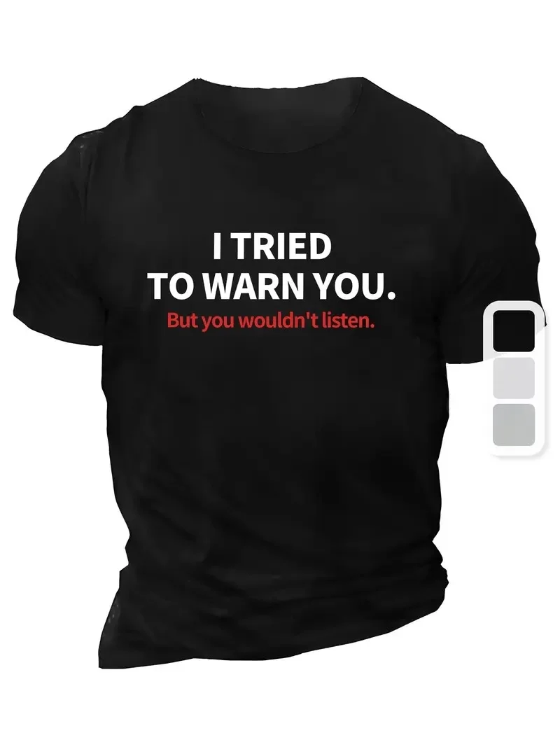 baskili-oversize-bisiklet-yaka-t-shirt-siyah-20650430-sw800sh1067 Erkek Tişört TRIED TO WARN YOU. Baskılı Bisiklet Yaka T-shirt - Görsel 1