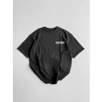 Erkek Ön ve Arka Baskılı T-Shirt Kısa Kol Bisiklet Yaka Regular Fit Tişört - Görsel 2