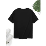 Erkek Sarj %1 Baskılı T-Shirt Kısa Kol Bisiklet Yaka Regular Fit Tişört - - Görsel 3