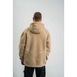 Erkek Baskılı Kapüşonlu Oversize 3 İplik Pamuklu SweatShirt Hoodie - Görsel 8