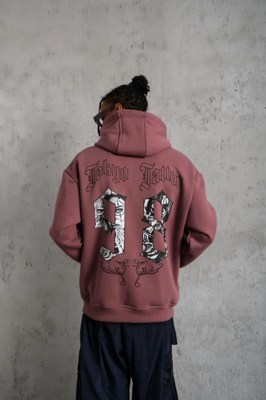 erkek-98-baskili-kapsonlu-sweat-gul-kurusu-177422722-sw853sh1280 Erkek 98 Baskılı Kapşonlu üç iplik pamuklu Sweat - Görsel 1