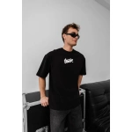 Erkek Tişört Yazlık Baskılı Oversize Kısa kol T-shirt - Görsel 5