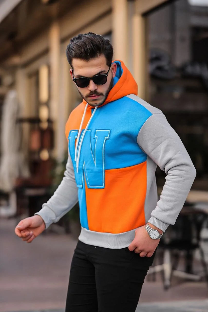 erkek-w-nakis-islemeli-kapusonlu-sweatshirt-mavi-15651976-sw854sh1280 Erkek W Nakış İşlemeli Kapüşonlu üç iplik pamuklu Sweatshirt - Görsel 1