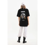 Kadın Baskılı Oversize T-Shirt - Görsel 2