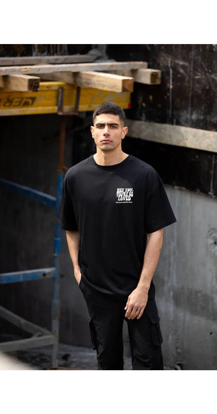 Erkek Baskılı T-Shirt Kısa Kol Bisiklet Yaka Regular Fit Rahat Kalıp Günlük Tişört