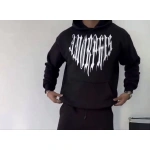 Erkek Kapüşonlu Kanguru Cepli Sweatshirt 3 İplik Pamuklu Baskılı Hoodie