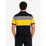 Erkek Pike Kumaş Çizgili Polo Yaka Tişört Kısa Kol Yazlık T-Shirt - Görsel 2